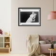 thumbnail image 3 of Historic Framed Print, [Isadora Duncan, full-length portrait, reclining in chair, facing slightly left], 17-7/8" x 21-7/8", 3 of 9