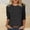 Black, variant on QHWAUAKFBN T Shirts For Women Trendy Graphic 3/4 Sleeve Workout Tunic Shirts Summer Plus Size Shirts Three Quarter Sleeve Tshirts Top