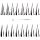 thumbnail image 1 of Paquete de 16 moldes de cuerno de crema, conos para hornear de 5,5 pulgadas, formas de cuerno de crema, molde de helado de tubos de acero inoxidable con 1 cepillo de limpieza, 1 of 1