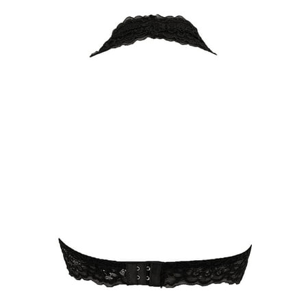 

CAICJ98 Lingerie for Women Womens Lace Bra Solid Color Fashion Bra Gather Underwear Bra Bras Bulk (Black M)