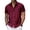 Burgundy, variant on Men's Linen Long Sleeve Shirts Sun Protection Safari Shirts Button Down UPF 50 UV Quick Dry Travel Hiking Fishing Vacation Shirts Pink