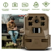 Moultrie Edge Cellular Trail Camera - 33MP - 720p Video - Nationwide 4G LTE - HD Video-Audio - Built in Memory - Cloud Storage