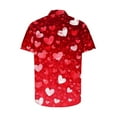 thumbnail image 5 of hotojiny Summer Men's Shirts Casual Button Down Short Sleeve T-Shirts Valentine's Day Outfit Fashion Printed Boho Beach Top M-4XL, 5 of 5
