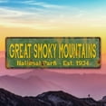 thumbnail image 2 of Great Smoky Mountains National Park Rustic Metal 6x18 Sign Decor 206180057058, 2 of 7