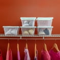 thumbnail image 4 of Sterilite 30 Pack 6 Quart Clear Plastic Stackable Storage Container Tote, 4 of 7