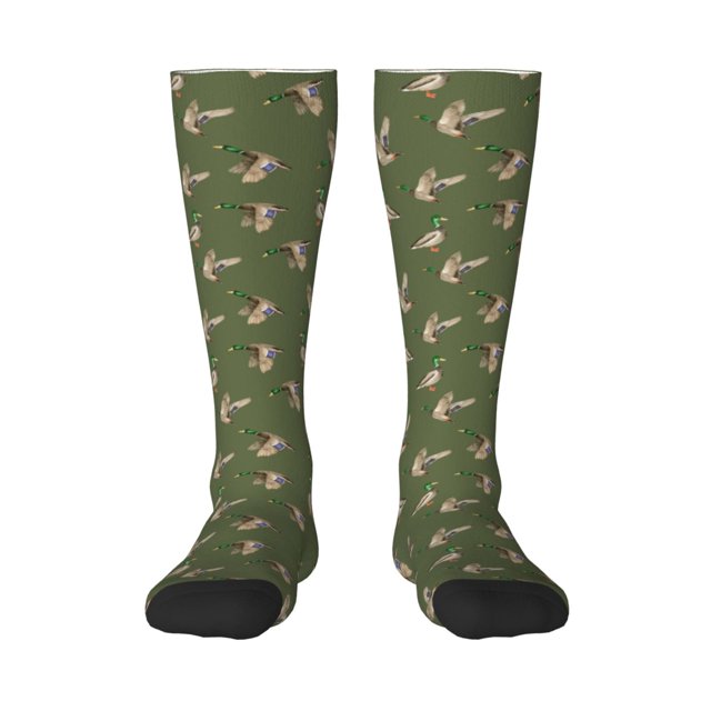 Balery Birds Wild Ducks Calcetines novedosos Calcetines deportivos Calcetines hasta la rodilla Calcetines de algodón Calcetines originales y geniales