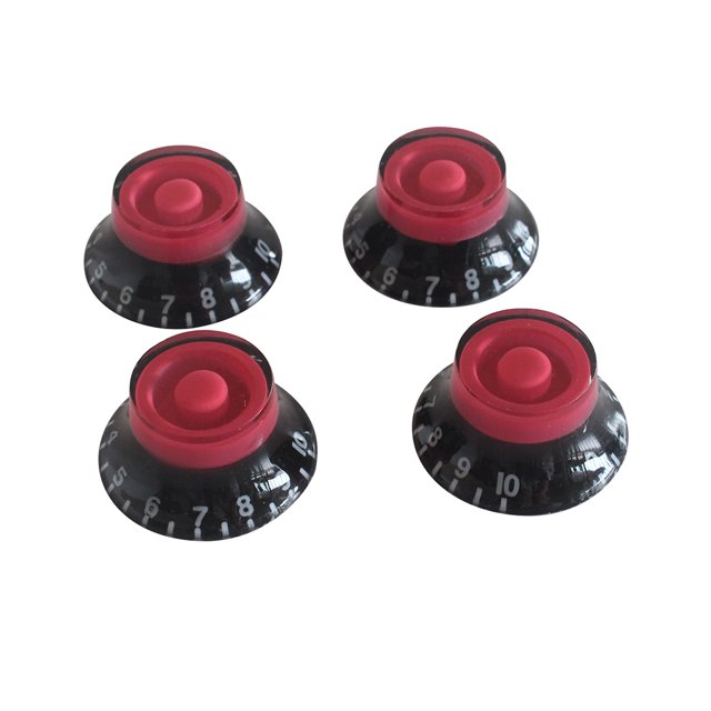 Perillas de Control / Negras de 4 Piezas para Guitarra Eléctrica de Repuesto Yuyangstore perillas de guitarra