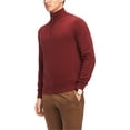 thumbnail image 1 of Tommy Hilfiger Mens Quarter Zip Cardigan Suéter, Rojo, X-Large, 1 of 1