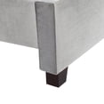thumbnail image 6 of SAFAVIEH Beckham Modern Glam Tufted Headboard with Nail Heads, Queen, Light Grey, 6 of 9