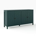 thumbnail image 4 of Heynemo 60" Modern Sideboard, Mid Century Buffet Cabinet with 4 Doors and Adjustable Shelves, for Entryway, Dining Room, Living Room, Bedroom, Turquoise, 4 of 10