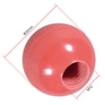 thumbnail image 3 of Uxcell M12 Rosca hembra 32mm Diámetro Perilla de bola de plástico roja 10 piezas, 3 of 5