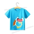 thumbnail image 3 of Camisetas de Pokémon para niños, ropa de algodón suave de manga corta de Pikachu, Bulbasaur Squirtle Mew, Tops para niños y niñas, 2023, 3 of 4