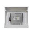 thumbnail image 3 of Electric Fireplace Mantel, Woode TV Stand with 24"Insert Heater, Farmhouse Heater with 4 Brightness,Freestanding Media Console for Living Room,Bedroom, 3 of 9