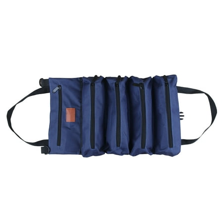

Men Women Plumbers Home Zipper Closure Car Organizer Oxford Cloth Roll Tool Bag