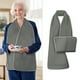 thumbnail image 1 of pstuiky Babero impermeable para adultos mayores resistente al aceite y la baba ideal para comer., 1 of 6
