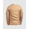 thumbnail image 2 of Men's Kamelo Sherpa Collar Flight Jacket - Tan, Small, 2 of 5