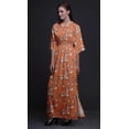 thumbnail image 3 of Bimba Robe Kimono Imprimée Oiseau Fleur & Paradis en Rayonne Manches Longues Maxi Fendue d'Été-TTTG, 3 of 6