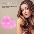 thumbnail image 4 of Cepillo de champú para el cabello, depurador de cabello con silicona suave y larga, cepillo ergonómico para el cuero cabelludo y exfoliante para eliminar la caspa y, 4 of 6