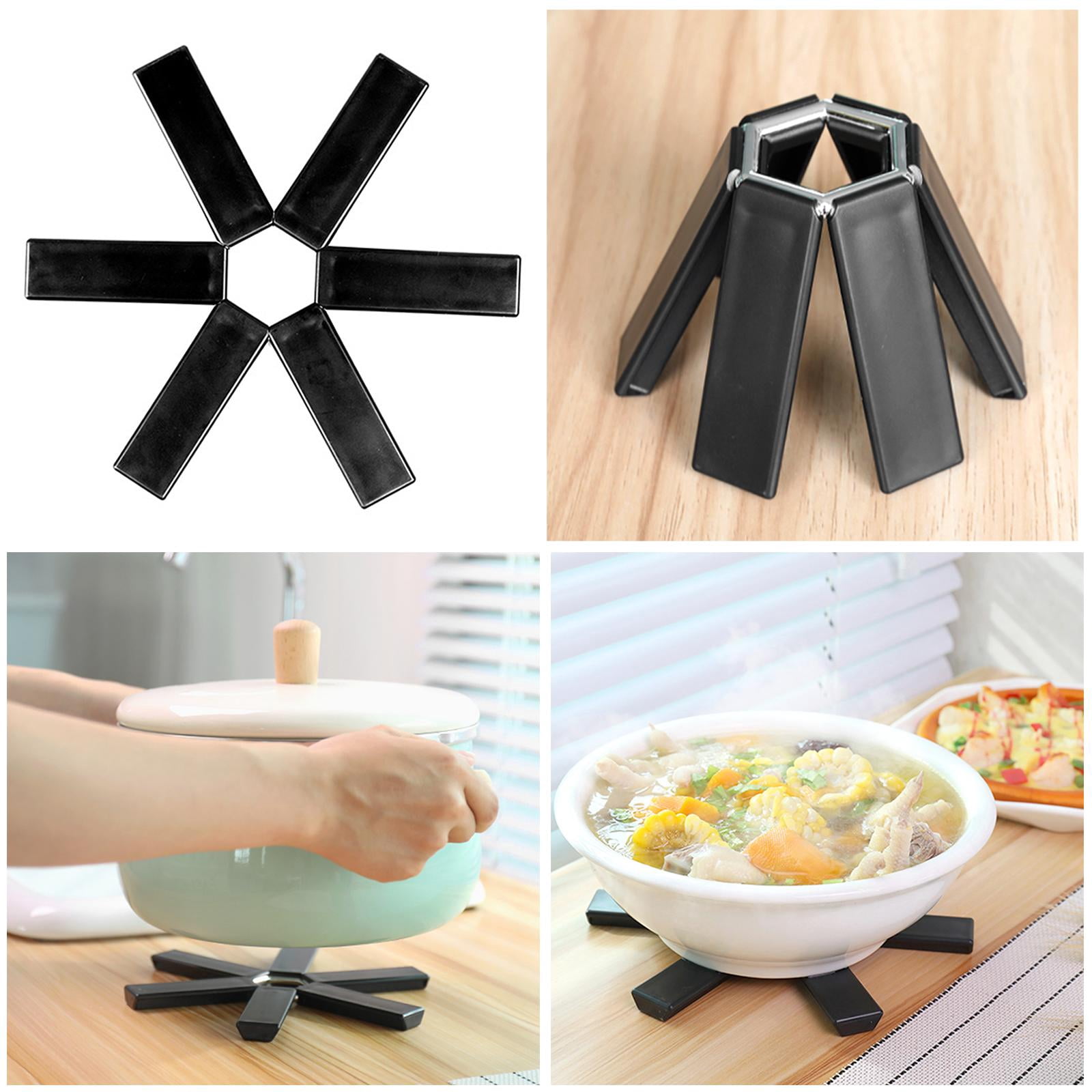 Dessous de plat en bois pour plats chauds, tapis de table pliable en bois en forme d'arbre, supports antidérapants isolés thermiques, dessous de plat Dessous de plat en bois pour plats chauds, tapis de table pliable en bois en forme d'arbre, supports antidérapants isolés thermiques, dessous de plat