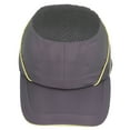 thumbnail image 1 of Casco de seguridad, casco de seguridad de PU gris, gorro de seguridad de cara abierta, valor excepcional, 1 of 8