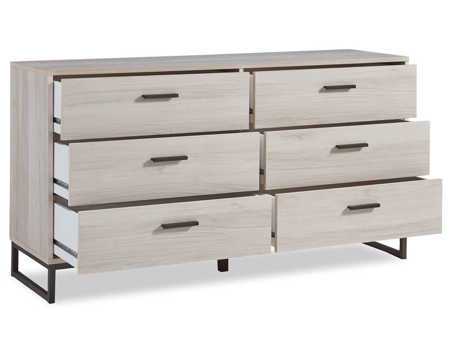 Signature Design by Ashley Contemporary Socalle Dresser  Light Natural