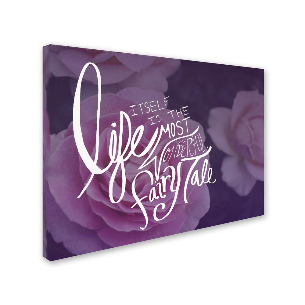 Trademark Fine Art "Fairy Tale II" Canvas Art by Leah Flores