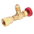 thumbnail image 4 of Valve de Charge de Réfrigérant, 5/16 Po à 5/16 Po Filetage Valve de Sécurité de Climatisation Résistance à la Corrosion Type 2 Voies pour R42/410 pour Condenseur Maison Voiture, 4 of 8