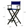 thumbnail image 3 of "30" Director's Chair Black Frame-Royal Blue Canvas", 3 of 3
