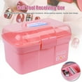 thumbnail image 2 of Hand-held Storage Box Organizer Container for Jewelry Nail Polish Pen Manicure Tool, 2 of 9