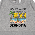 thumbnail image 3 of Inktastic Beach Vacation with Grandma Baby Sweatshirt, 3 of 4