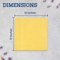 thumbnail image 6 of Casa Lino 26Pcs Washcloths (12" x 12") - 100% Cotton, 400GSM, Ultra Soft & Highly Absorbent (Gold Yellow), 6 of 7