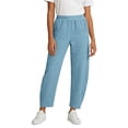 thumbnail image 5 of FengLS Womens Casual Pants Elastic High Waist Pants with Pockets Comfortable Lounge Trousers Solid Color Daily Sweatpants, 5 of 7