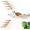 1 Hammock 2 Stairs, variant on Wall Hammock, -Sided  Wall Bed with Canvas & Plush Fabric for  Seasons, Wall Mounted Shelf for Large Cats, Modern Perches for Lounging & Napping