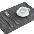 thumbnail image 4 of LinyerSimple Design Table Mat Eco-friendly PVC Table Dining Pad Waterproof Heat Insulation Tablecloth, White, 4 of 4