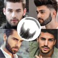 thumbnail image 5 of Fake Beard Realistic 100% Human Hair Full Hand Tied Goatee Black For Men Makeup Entertainment/drama (hz03), 5 of 5