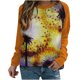 thumbnail image 1 of Camiseta de manga larga con cuello redondo para mujer a la moda, blusa holgada con estampado de otoño, sudadera Fridja FKASFK2524, 1 of 8