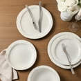 thumbnail image 3 of Stone Lain Oasis 24-Piece Dinnerware Set Stoneware, White, 3 of 7