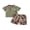 Army Green, variant on BemeyourBBs Toddler Baby Boy Duck Hunting Outfit Summer Clothes Waffle Knit Mallard Embroidered Button Turn Down Collar Short Sleeve Shirt Tops and Camouflage Shorts Set