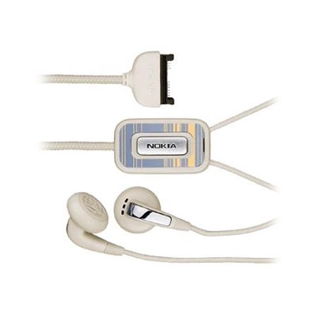 Nokia HS 31 - Headset - ear-bud - wired - for Nokia 5070, 5500, 60XX, 61XX, 62XX, 66XX, 73XX, 9500, E50, E60, E61, E65, N70, N77, N93