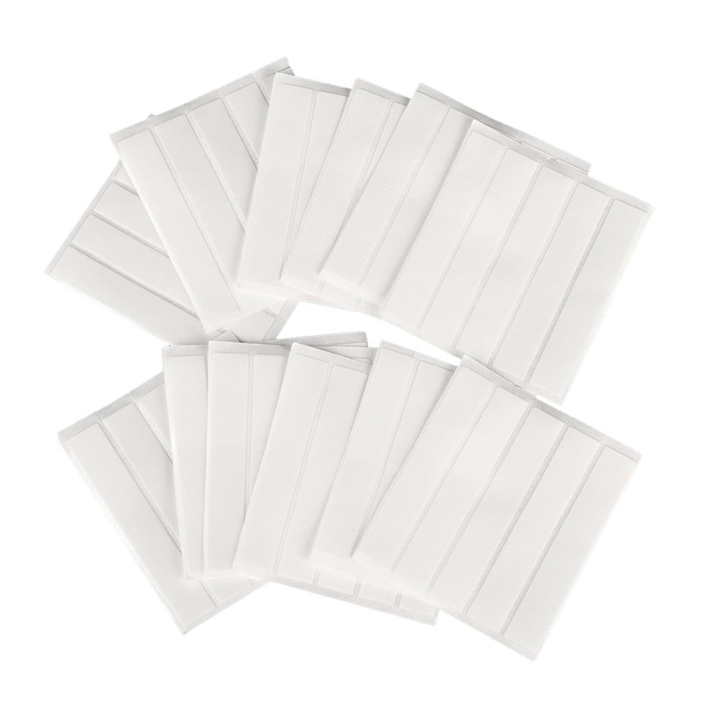 60 Pcs Double Sided Clear Tape for Clothes Wigs Invisible