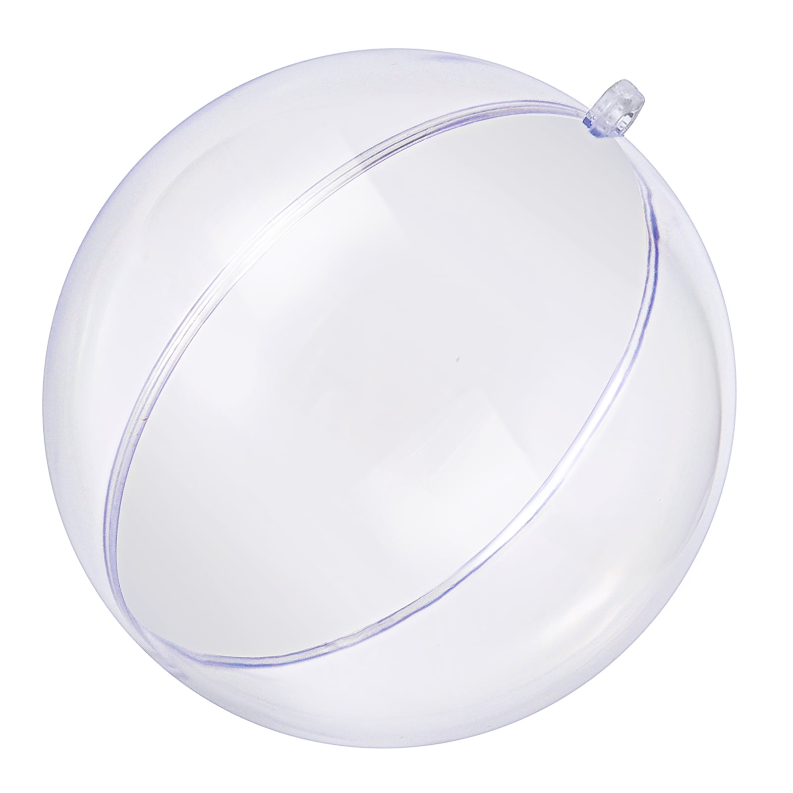 ZOENHOU 40 PCS 10cm Clear Plastic Ornaments Ball, DIY Clear Plastic Hanging Balls
