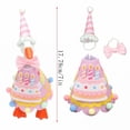 thumbnail image 2 of RUINIXCW 7 Inch Birthday Desk Goose Outfits Desktop Duck Outfit Mini Porch Goose Outfit for Desk Goose Figurine Felt Desk Goose Clothes Hat Bowtie Set (No Goose), 2 of 8