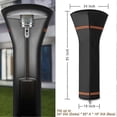 thumbnail image 2 of Patio Heater Cover, Patio Heater CoverOutdoor Heavy Duty 210D Oxford Waterproof Fabric Outdoor Heat, 2 of 4