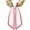 Red, variant on Wavy Ribbon Curtain Tiebacks, Wave Streamer Band for Wedding Gift Box Birthday Christmas Party Decor
