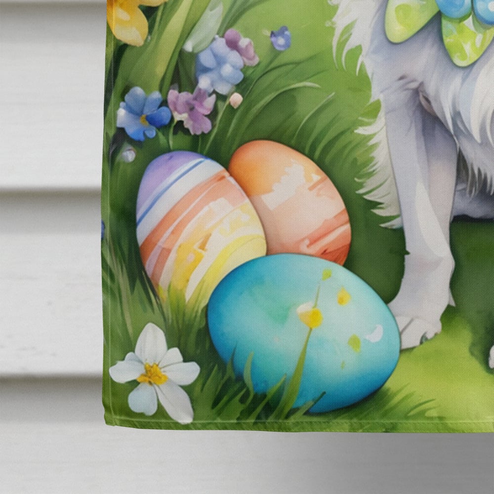 Papillon Easter Egg Hunt House Flag 28 in x 40 in