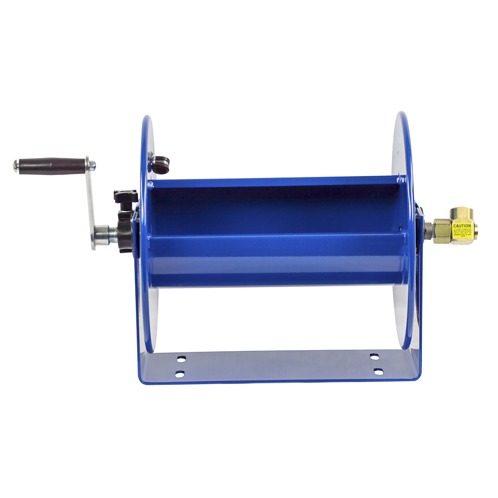 Coxreels 100 Series Compact Hand Crank Lightweight Water and Air Hose Reel, Blue
