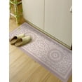 thumbnail image 3 of Unique Loom Comfort Mat Collection - Floral (2'  x 5' Rectangle Beige/Ivory), 3 of 5