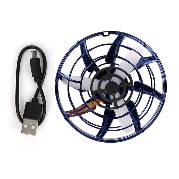 Avión de inducción manual recargable para niños, modelo de avión, juguete inteligente para niños con alivio de presión, azul