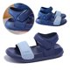 thumbnail image 5 of Toes Abiertos Zapatos Planos Sandalias para Verano Sin Deslizamiento Suela (27) Azul, 5 of 8