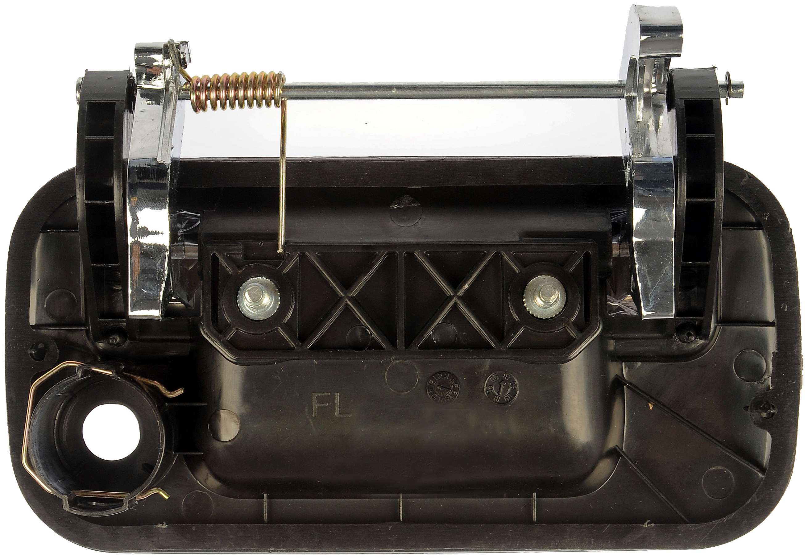 Dorman 80188 Tailgate Handle for Specific Ford / Lincoln Models, Chrome Lever and Black Housing